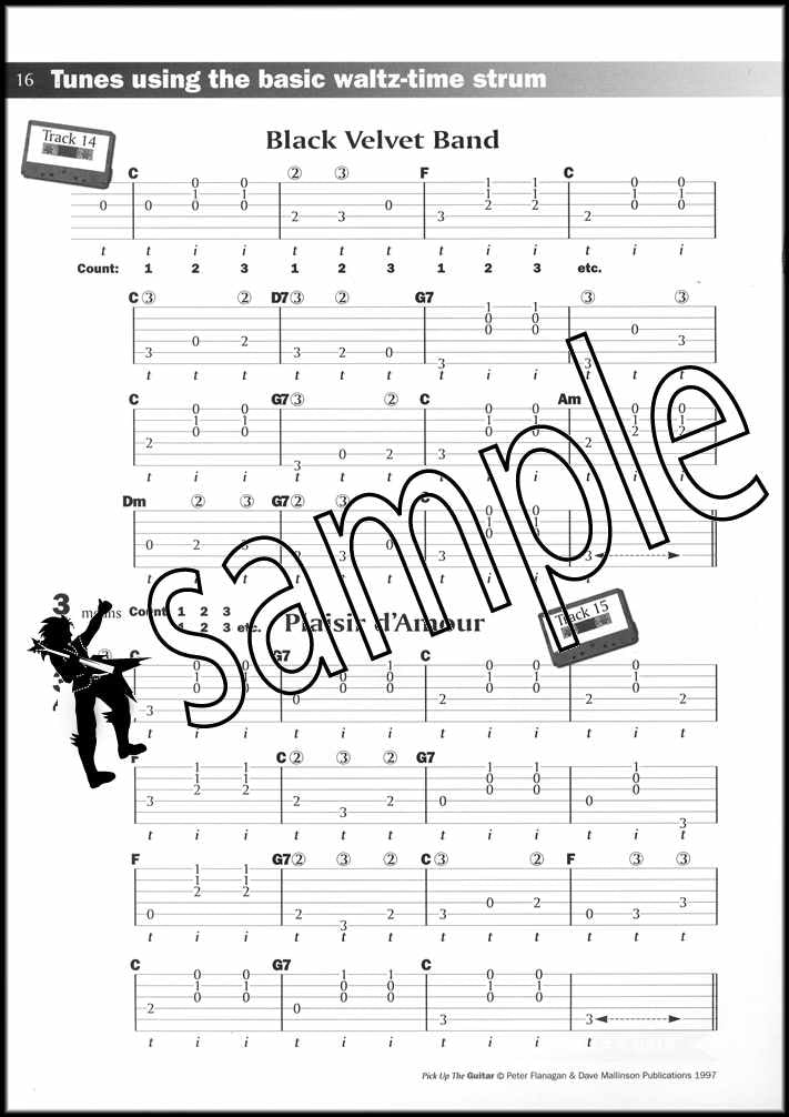 2nd sample page from Pick Up The Guitar