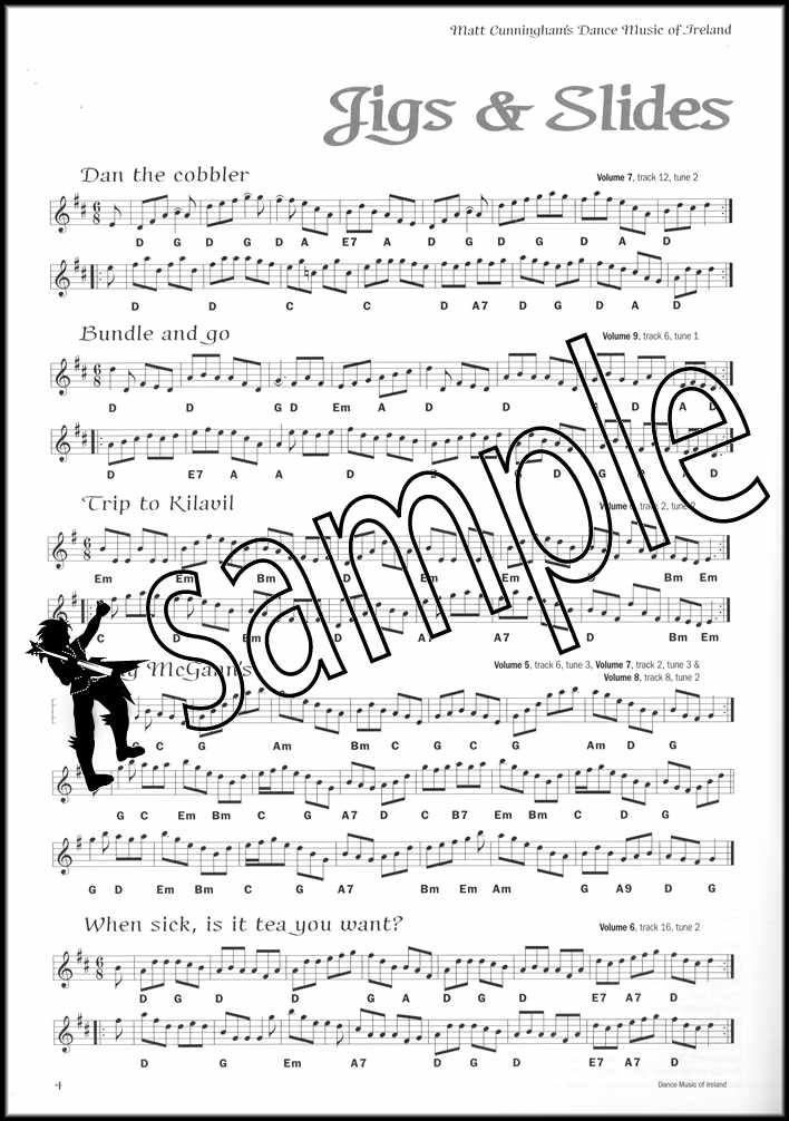 1st sample page from Matt Cunningham's Dance Music of Ireland