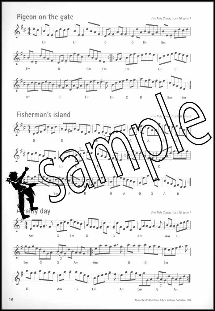 2nd sample page from Gordon Tyrrall's Irish Choice