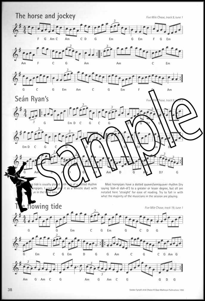 3rd sample page from Gordon Tyrrall's Irish Choice