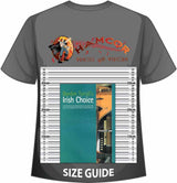 front cover of Gordon Tyrrall's Irish Choice on a size guide