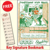 front cover of Shaskeen Through the Half-Door together with free Treble Clef bookmark
