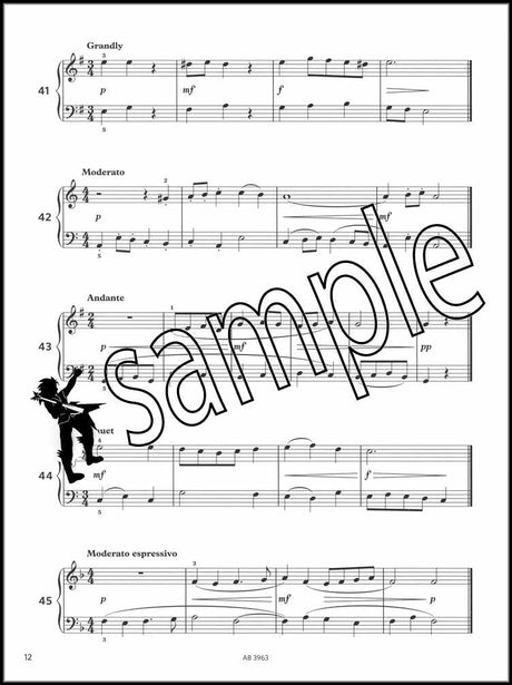 3rd sample page from ABRSM More Piano Sight-Reading Grade 2