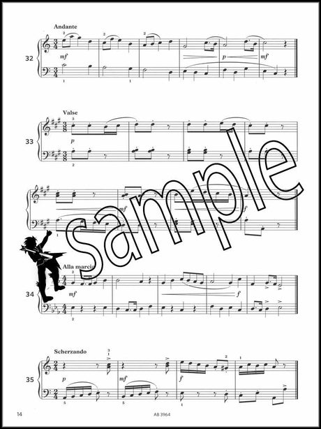 3rd sample page from ABRSM More Piano Sight-Reading Grade 3