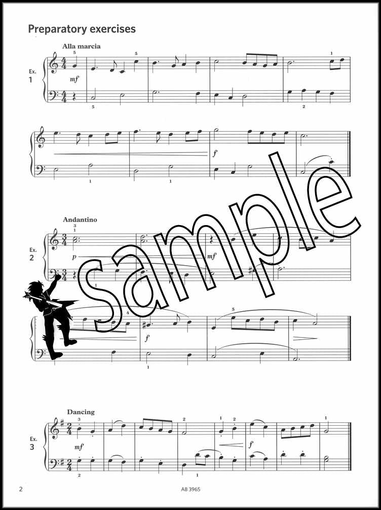 1st sample page from ABRSM More Piano Sight-Reading Grade 4