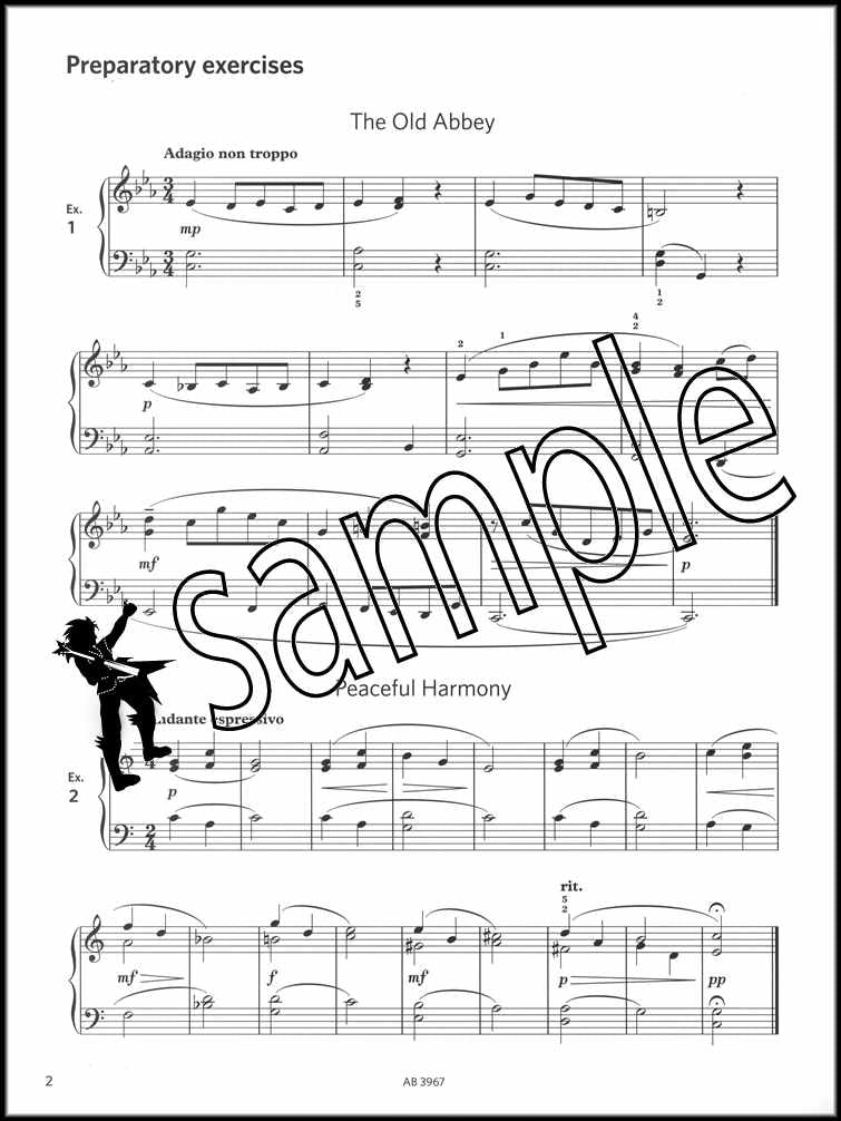 1st sample page from ABRSM More Piano Sight-Reading Grade 6