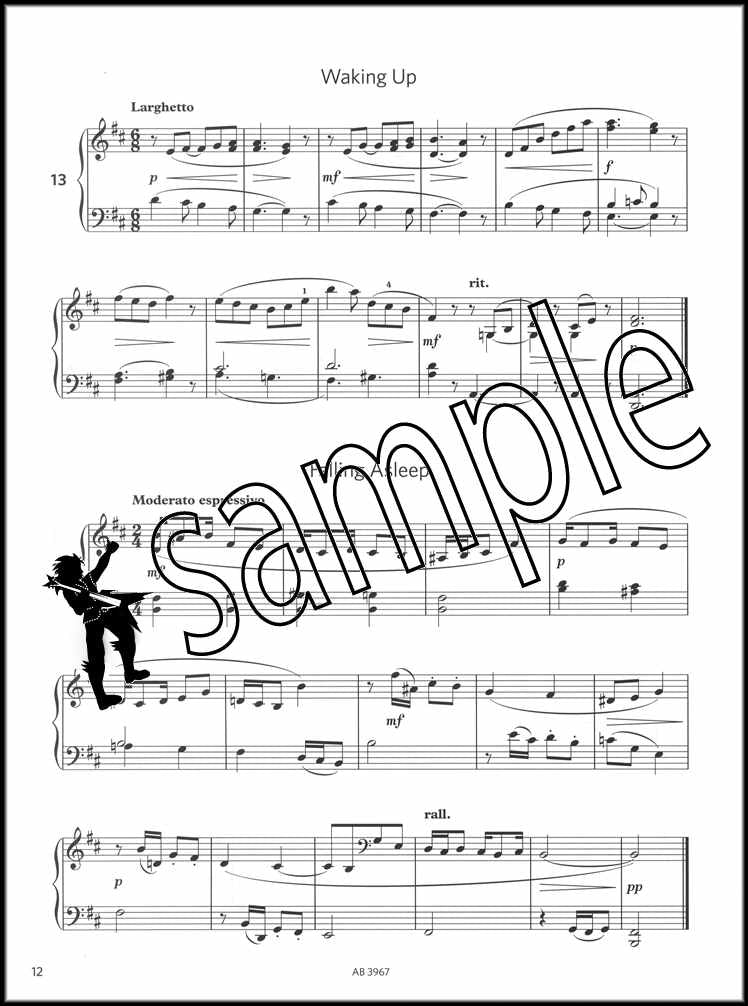 2nd sample page from ABRSM More Piano Sight-Reading Grade 6