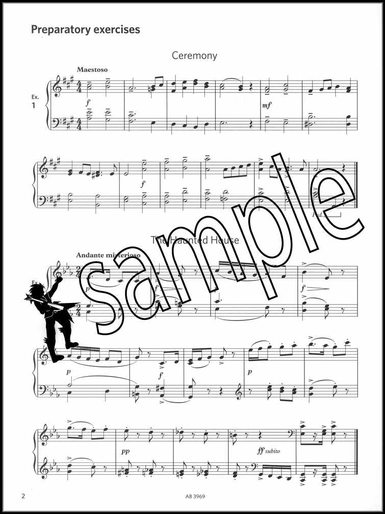 1st sample page from ABRSM More Piano Sight-Reading Grade 8