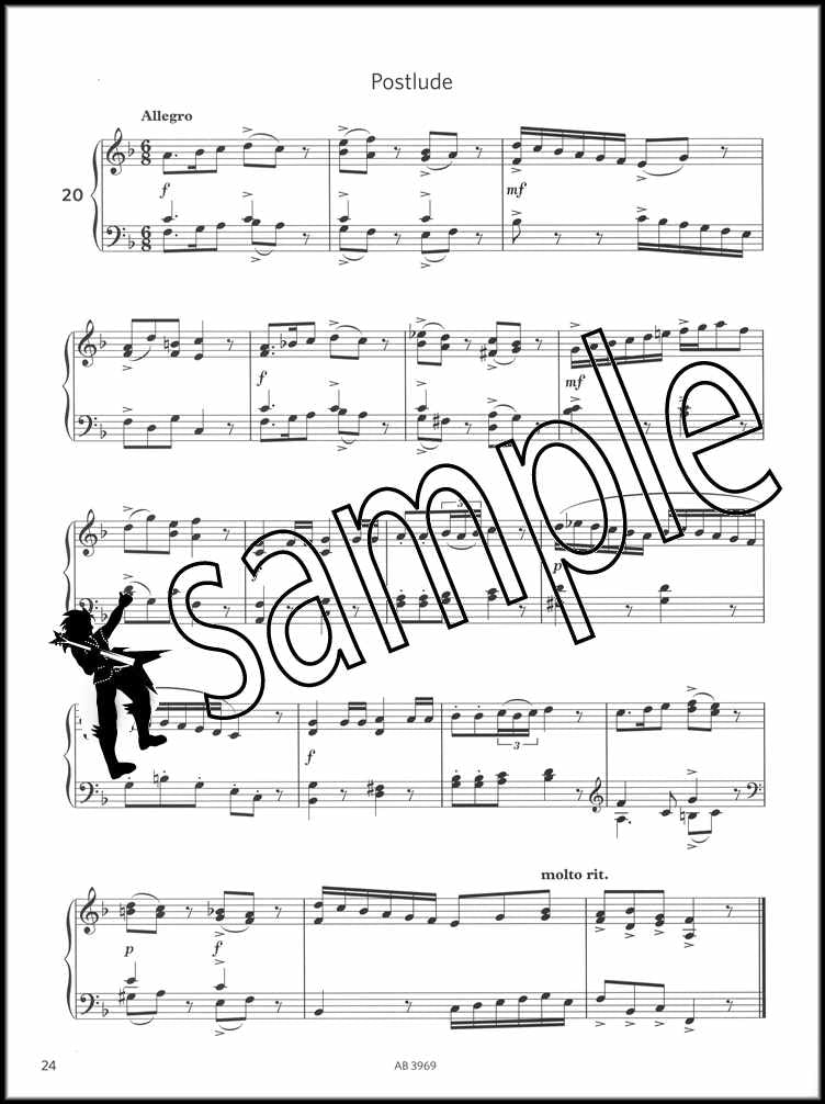 3rd sample page from ABRSM More Piano Sight-Reading Grade 8