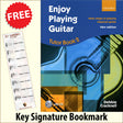 front cover of Enjoy Playing Guitar Book 2 together with free Treble Clef bookmark