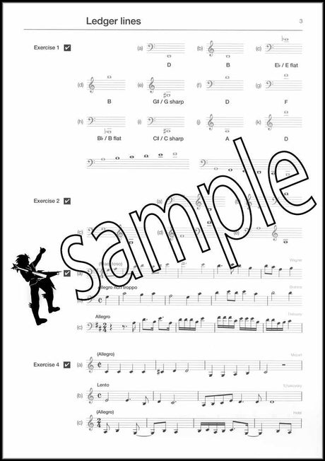 1st sample page from ABRSM Music Theory in Practice Grade 2 Model Answers