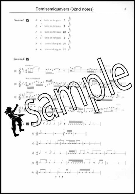 1st sample page from ABRSM Music Theory in Practice Grade 3 Model Answers