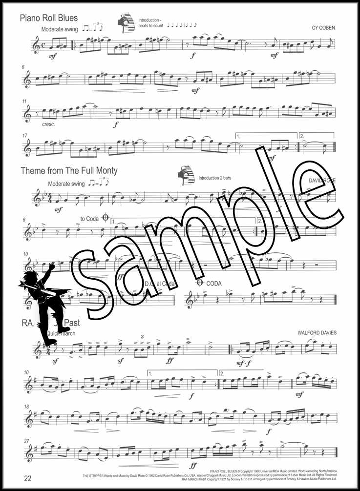3rd sample page from Winner Scores All for Alto Saxophone Book/CD