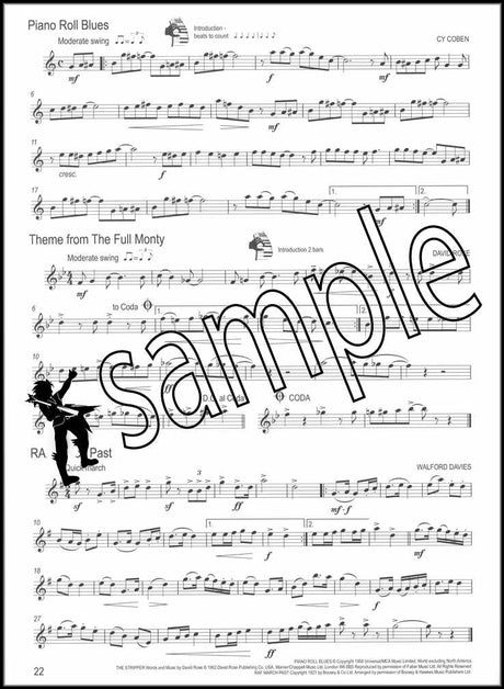 3rd sample page from Winner Scores All for Alto Saxophone Book/CD