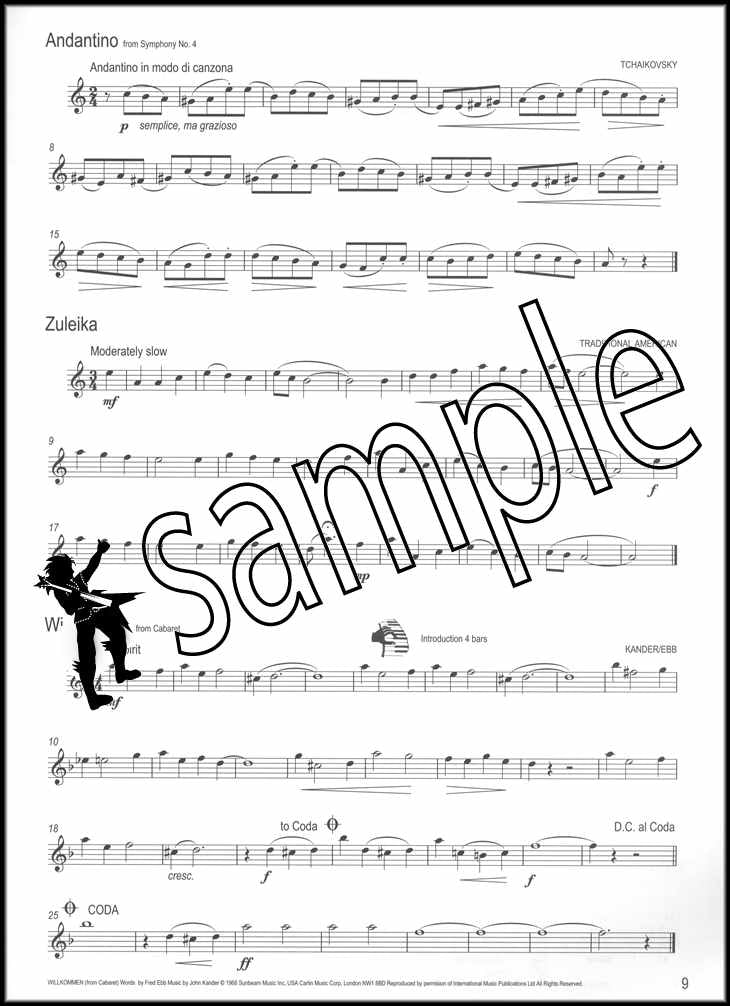 2nd sample page from Great Winners for Oboe Book/CD