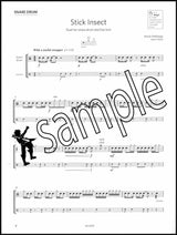 1st sample page from ABRSM Percussion Exam Pieces & Studies Grade 3 from 2020