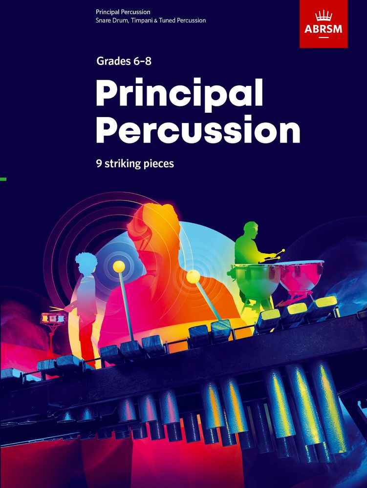 front cover of ABRSM Principal Percussion Grades 6-8 from 2020