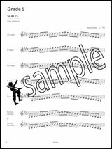 3rd sample page from ABRSM Percussion Scales & Arpeggios Grades 1-5 from 2020