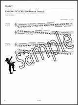 2nd sample page from ABRSM Percussion Scales & Arpeggios Grades 6-8 from 2020