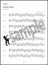 3rd sample page from ABRSM Percussion Scales & Arpeggios Grades 6-8 from 2020