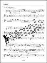 3rd sample page from ABRSM Percussion Sight-Reading Grade 1-5 from 2020