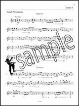 2nd sample page from ABRSM Percussion Sight-Reading Grade 6-8 from 2020