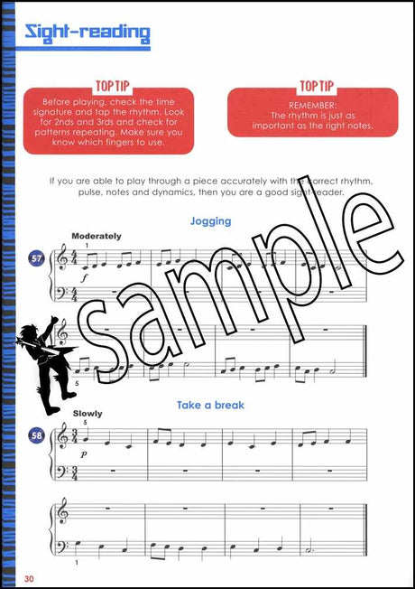 3rd sample page from Play Piano Teenage Course Book 1