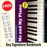 front cover of Me and My Piano Complete together with free Piano Clef bookmark