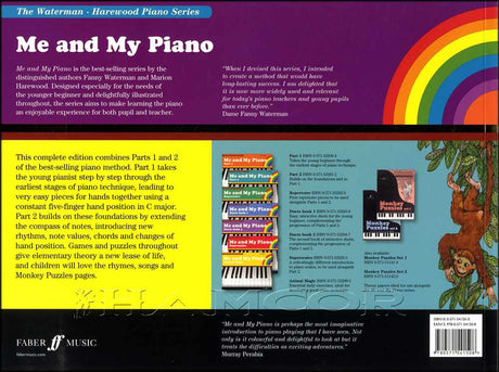 back cover of Me and My Piano Complete