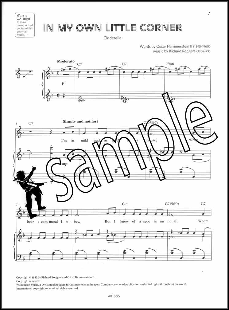 1st sample page from The ABRSM Singing for Musical Theatre Songbook Grade 2