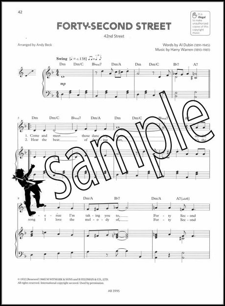 2nd sample page from The ABRSM Singing for Musical Theatre Songbook Grade 2