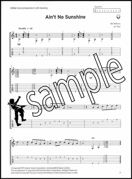 1st sample page from Trinity College London Acoustic Guitar Initial-Grade 2