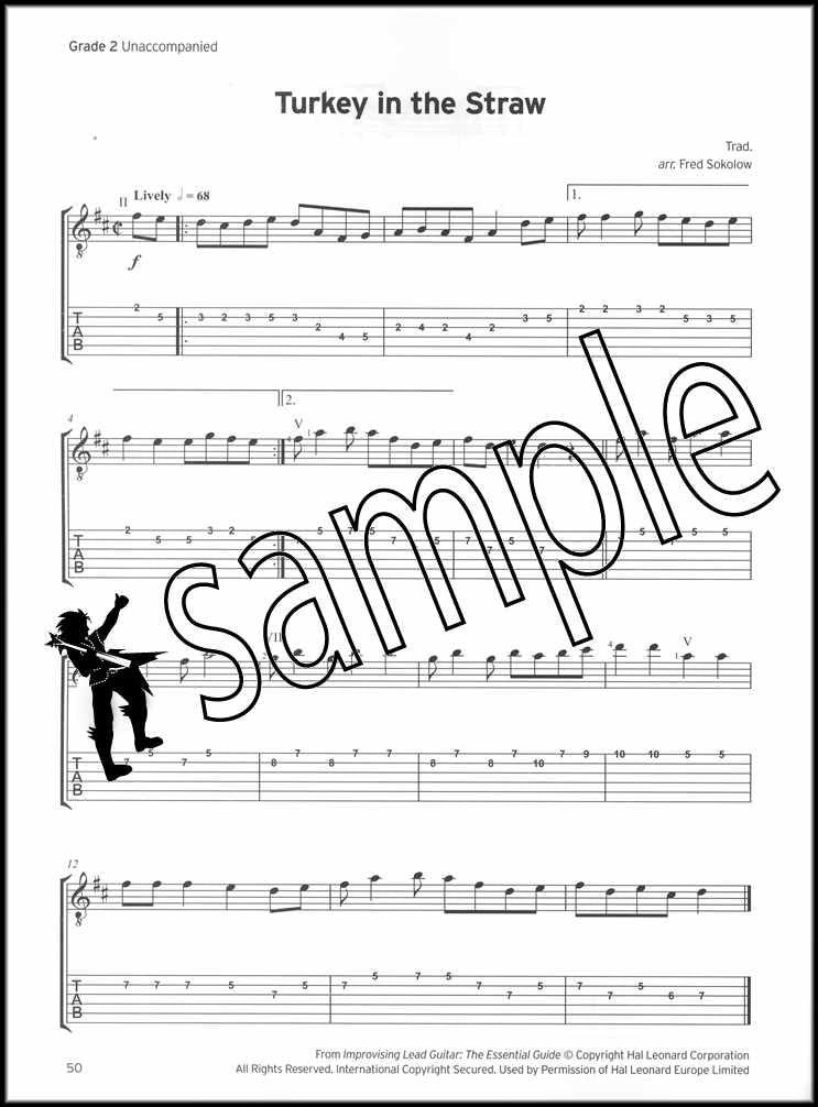 3rd sample page from Trinity College London Acoustic Guitar Initial-Grade 2