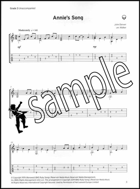 1st sample page from Trinity College London Acoustic Guitar Grades 3-5