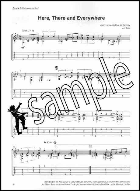 1st sample page from Trinity College London Acoustic Guitar Grades 6-8