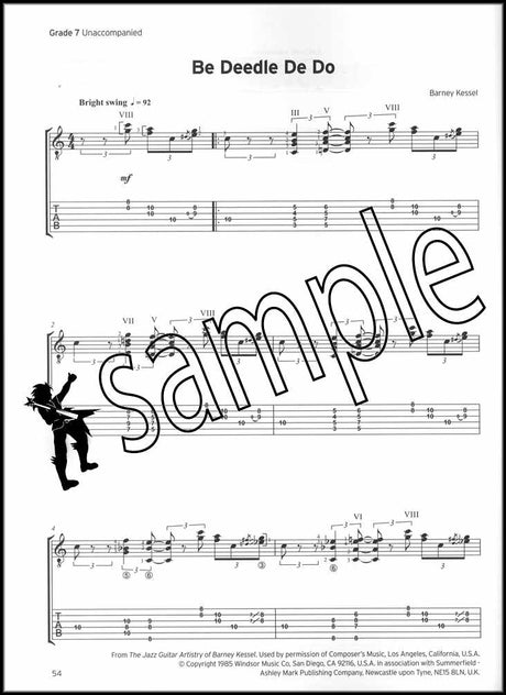 2nd sample page from Trinity College London Acoustic Guitar Grades 6-8