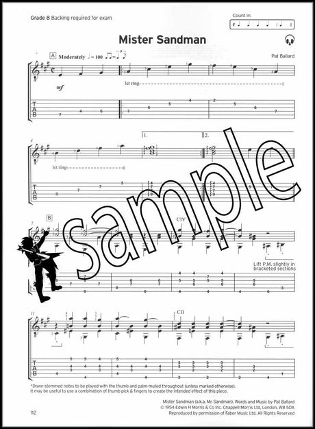 3rd sample page from Trinity College London Acoustic Guitar Grades 6-8