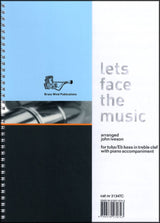front cover of Lets Face The Music for Tuba/Eb Bass Treble Clef