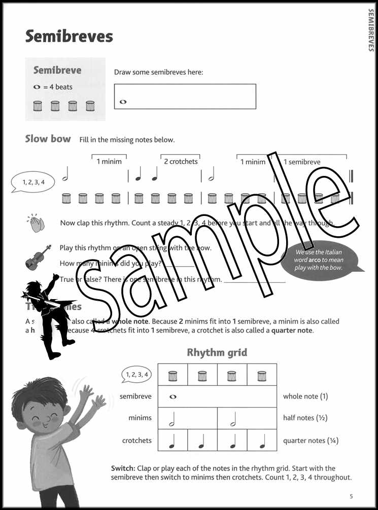 1st sample page from ABRSM Violin Star Theory