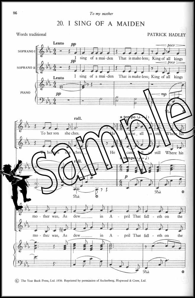 2nd sample page from Carols for Choirs Book 2