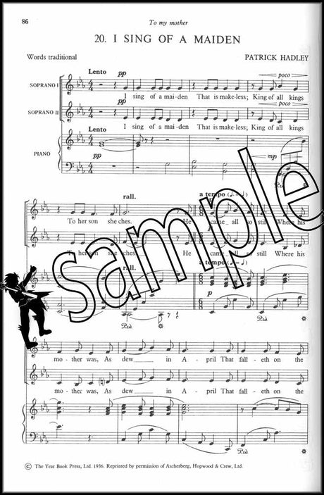 2nd sample page from Carols for Choirs Book 2