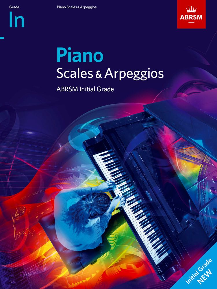 front cover of ABRSM Piano Scales Arpeggios Initial Grade