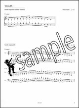 1st sample page from ABRSM Piano Scales Arpeggios Grade 1