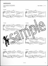 2nd sample page from ABRSM Piano Scales Arpeggios Grade 6