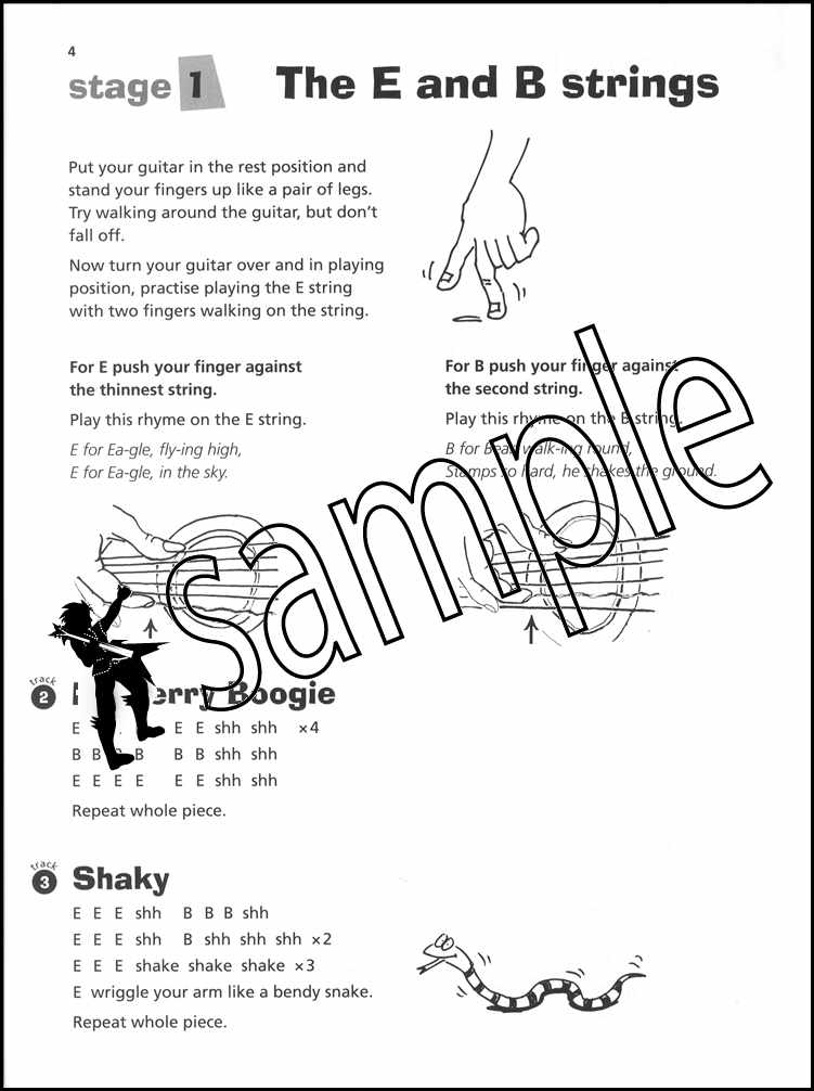 1st sample page from Guitar Basics