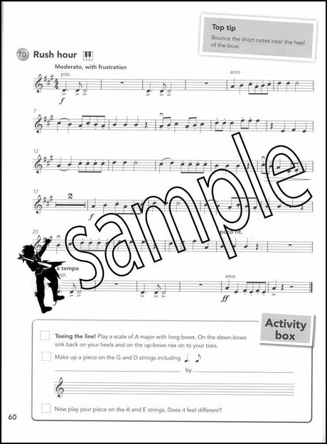 3rd sample page from Violin Basics