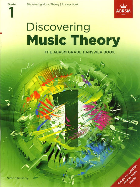 front cover of ABRSM Discovering Music Theory Grade 1 Answer Book