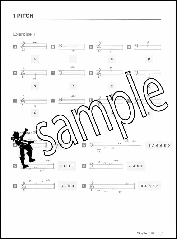 1st sample page from ABRSM Discovering Music Theory Grade 2 Answer Book