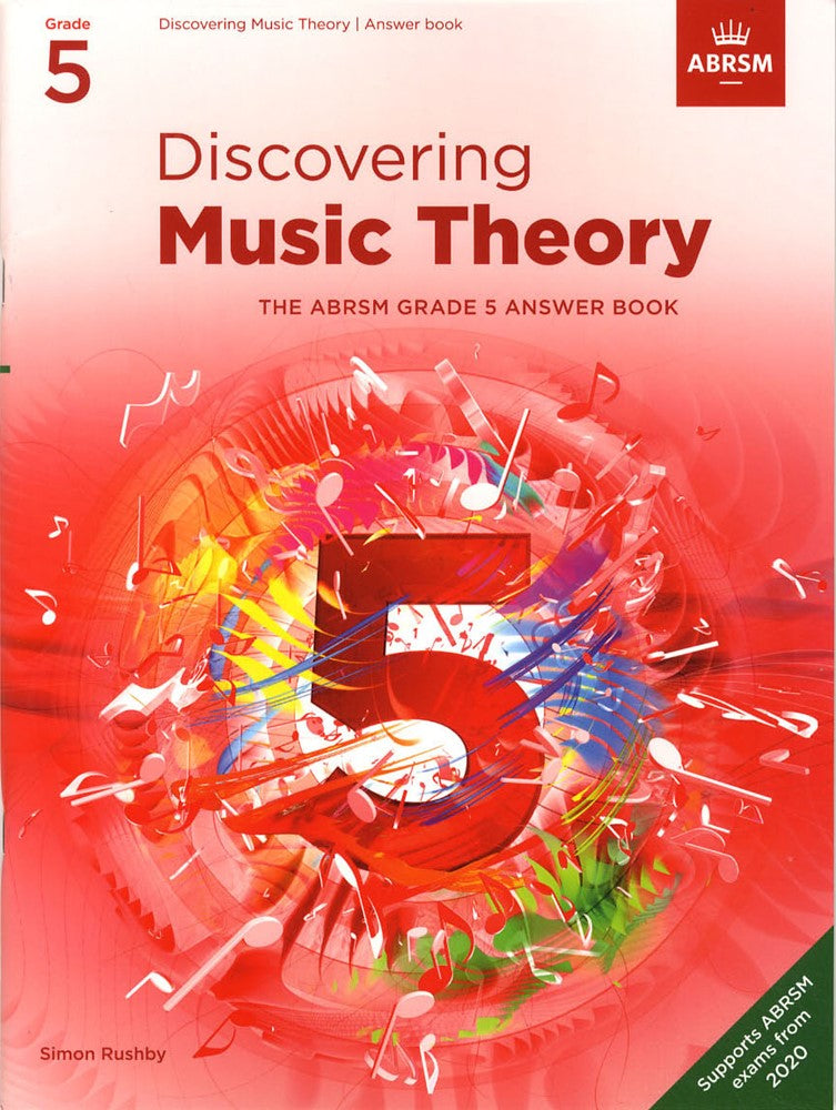 front cover of ABRSM Discovering Music Theory Grade 5 Answer Book