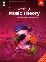 front cover of ABRSM Discovering Music Theory Grade 2 Workbook